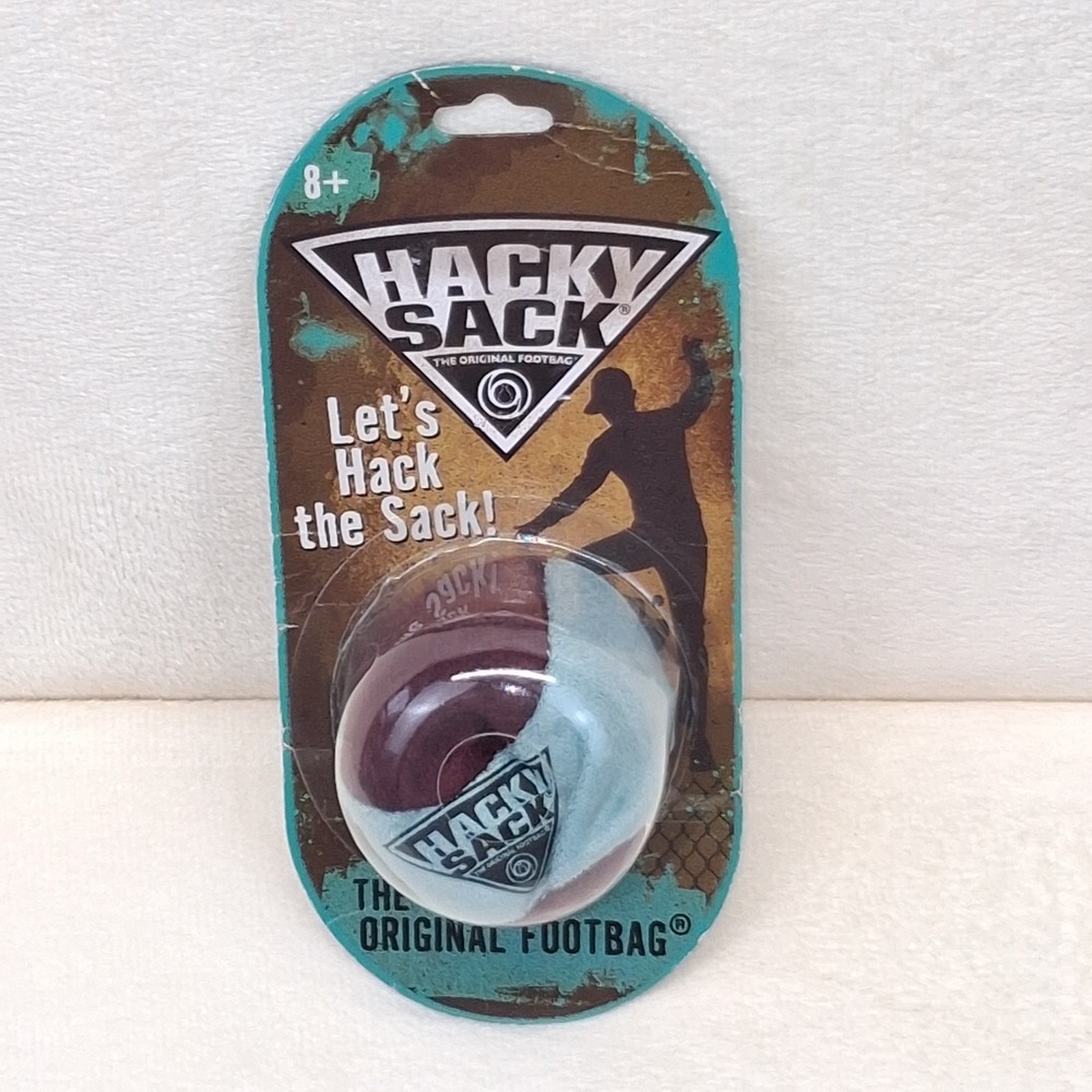 Hacky Sack The Original Footbag Unisex‎ OS Blue Maroon Retro Classic Toy READ